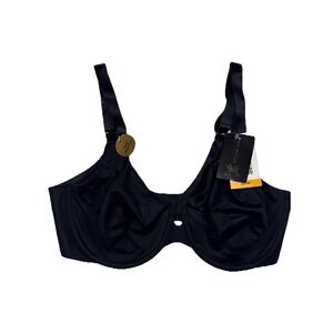 NWT $74 Wacoal Superbly Smooth Underwire Convertible‎ Bra 32DD Black New